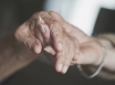 Elderly aged care hand skin